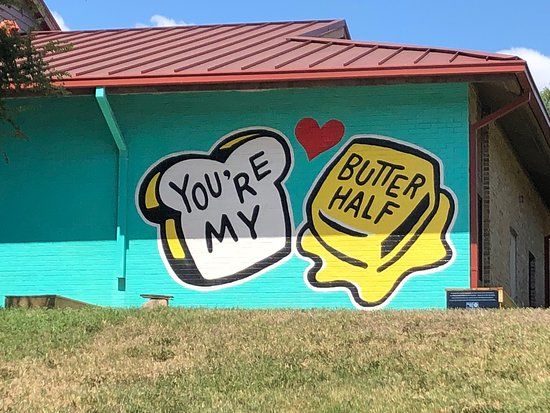You are my butter half mural